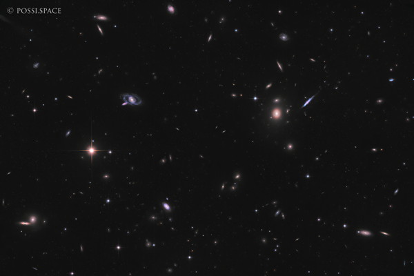 Abell 1367 Galaxy Cluster – CDK17 Nativ LRGB
